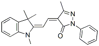 CAS#: 5190-63-6， 4-[(1,3-Dihydro-1,3,3-Trimethyl-2H-Indol-2-Ylidene)Ethylidene]-2,4-Dihydro-5-Methyl-2-Phenyl-3H-Pyrazol-3-One