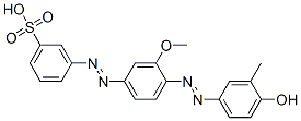 CAS#: 51988-22-8， 3-[3-Methoxy-4-[(2E)-2-(3-Methyl-4-Oxo-1-Cyclohexa-2,5-Dienylidene)Hydrazinyl]Phenyl]Diazenylbenzenesulfonic Acid
