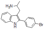 CAS#: 52018-90-3, 2-(4-Bromophenyl)-alpha-Methyl-1H-Indole-3-Ethanamine