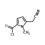 CAS#: 52074-59-6， 5-(Cyanomethyl)-1-Methyl-1H-Pyrrole-2-Carbonyl Chloride