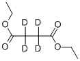 structure of CAS# 52089-62-0, Diethyl Succinate-2,2,3,3-D4