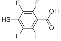 结构式 CAS# 5211-44-9, 2,3,5,6-四氟-4-巯基-苯甲酸