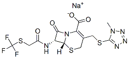 CAS#: 52123-49-6， Sodium (6R,7R)-3-[(1-Methyltetrazol-5-Yl)Sulfanylmethyl]-8-Oxo-7-[[2-(Trifluoromethylsulfanyl)Acetyl]Amino]-5-Thia-1-Azabicyclo[4.2.0]Oct-2-Ene-2-Carboxylate