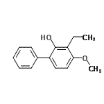 CAS#: 521273-11-0， 3-Ethyl-4-Methoxy-2-Biphenylol