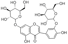 structure of CAS# 52187-80-1, Luteolin-3',7-Di-O-Glucoside;5-Hydroxy-2-[4-Hydroxy-3-[(2S,3R,4S,5S,6R)-3,4,5-Trihydroxy-6-(Hydroxymethyl)Tetrahydropyran-2-Yl]Oxy-Phenyl]-7-[(2S,3R,4S,5S,6R)-3,4,5-Trihydroxy-6-(Hydroxymethyl)Tetrahydropyran-2-Yl]Oxy-Chromen-4-One;5-Hydroxy-2-[4-Hydroxy-3-[[(2S,3R,4S,5S,6R)-3,4,5-Trihydroxy-6-(Hydroxymethyl)-2-Tetrahydropyranyl]Oxy]Phenyl]-7-[[(2S,3R,4S,5S,6R)-3,4,5-Trihydroxy-6-(Hydroxymethyl)-2-Tetrahydropyranyl]Oxy]-4-Chromenone;5-Hydroxy-2-[4-Hydroxy-3-[(2S,3R,4S,5S,6R)-3,4,5-Trihydroxy-6-Methylol-Tetrahydropyran-2-Yl]Oxy-Phenyl]-7-[(2S,3R,4S,5S,6R)-3,4,5-Trihydroxy-6-Methylol-Tetrahydropyran-2-Yl]Oxy-Chromone