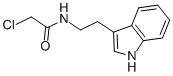 structure of CAS# 52191-26-1, 3-(Chloroacetamidoethyl)Indole;2-Chloro-N-[2-(1H-Indol-3-Yl)Ethyl]Ethanamide;Tryptamine, N-Chloroacetyl-;Bb_Nc-1182