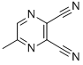 structure of CAS# 52197-12-3, 2,3-Dicyano-5-Methylpyrazine;Zinc00337842;Nsc175273;Aq-917/42754173