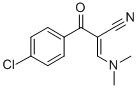 structure of CAS# 52200-16-5, 2-[(Dimethylamino)Methylene]-3-(4-Chlorophenyl)-3-Oxo-Propanenitrile;2-[(DIMETHYLAMINO)METHYLENE]-3-(4-CHLOROPHENYL)-3-OXO-PROPANENITRILE, 95+%;3-(4-Chlorophenyl)-2-[(Dimethylamino)Methylene]-3-Oxopropanenitrile 95%;2-[(Dimethylamino)Methylene]-3-(4-Chlorophenyl)-3-Oxopropanenitrile 95%