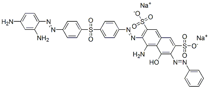 CAS#: 52204-07-6， Disodium 4-Amino-3-[[4-[[4-[(2,4-Diaminophenyl)Azo]Phenyl]Sulphonyl]Phenyl]Azo]-5-Hydroxy-6-(Phenylazo)Naphthalene-2,7-Disulphonate