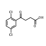 structure of CAS# 52240-14-9, 4-(2,5-Dichlorophenyl)-4-Oxobutanoic Acid;4-(2,5-dichlorophenyl)-4-oxobutanoic acid;4-(2,5-dichlorophenyl)-4-oxobutyric acid;MFCD02260935