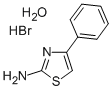 structure of CAS# 52253-69-7, 2-Amino-4-Phenylthiazole Hydrobromide Monohydrate;4-Phenylthiazol-2-Amine Hydrate Hydrobromide;4-Phenyl-2-Thiazolamine Hydrate Hydrobromide;(4-Phenylthiazol-2-Yl)Amine Hydrate Hydrobromide