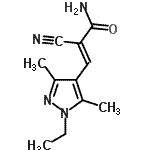 CAS#: 522622-03-3， (2E)-2-Cyano-3-(1-Ethyl-3,5-Dimethyl-1H-Pyrazol-4-Yl)Acrylamide