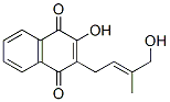 CAS 登录号：523-34-2， 2-羟基-3-[(E)-4-羟基-3-甲基-2-丁烯基]-1,4-萘醌