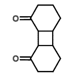 structure of CAS# 5230-92-2, Decahydro-1,8-Biphenylenedione;Decahydrobiphenylene-1,8-dione;MFCD11505065;tricyclo[6.4.0.0<2,7>]dodecane-3,12-dione