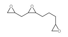 structure of CAS# 52338-90-6, 1,2:4,5:9,10-Triepoxydecane;2-(2-Oxiranylmethyl)-3-[3-(2-Oxiranyl)Propyl]Oxirane;2-Glycidyl-3-[3-(Oxiran-2-Yl)Propyl]Oxirane;Decitol, 1,2:4,5:9,10-Trianhydro-3,6,7,8-Tetradeoxy-