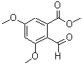 结构式 CAS# 52344-93-1, 2-甲酰基-3,5-二甲氧基苯甲酸甲酯