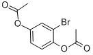 structure of CAS# 52376-16-6, 1,4-Diacetoxy-2-Bromobenzene;1 4-DIACETOXY-2-BROMOBENZENE  97
