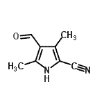 CAS#: 524035-96-9， 4-Formyl-3,5-Dimethyl-1H-Pyrrole-2-Carbonitrile