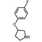 CAS#: 524045-02-1， 3-(4-Fluorophenoxy)Pyrrolidine
