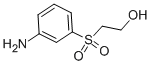 structure of CAS# 5246-57-1, 2-[(3-Aminophenyl) Sulfonyl)Ethanol;2-((3-Aminophenyl)Sulphonyl)Ethanol;Ethanol, 2-((3-Aminophenyl)Sulfonyl)-