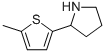 structure of CAS# 524674-41-7, 2-(5-Methylthien-2-Yl)Pyrrolidine