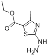 structure of CAS# 52481-66-0, 2-Hydrazino-4-Methyl-Thiazole-5-Carboxylic Acid Ethyl Ester;Ethyl 2-Hydrazino-4-Methyl-1,3-Thiazole-5-Carboxylate Hydrochloride;2-Hydrazino-4-Methyl-Thiazole-5-Carboxylic Acid Ethyl Ester