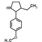 CAS#: 524918-01-2， 3-Ethyl-2-(4-Methoxyphenyl)Pyrrolidine