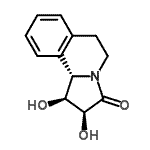 CAS#: 524950-87-6， (1S,2S,10bS)-1,2-Dihydroxy-1,5,6,10B-Tetrahydropyrrolo[2,1-a]Isoquinolin-3(2H)-One
