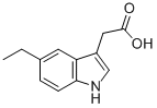 structure of CAS# 52531-12-1, 5-Ethylindole-3-Acetic Acid;5-ETHYLINDOLE-3-ACETIC ACID 98% (HPLC);5-ETHYLINDOLE-3-ACETIC ACID(5Etiaa);(5-ETHYL-1H-INDOL-3-YL)-ACETIC ACID