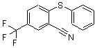 结构式 CAS# 52548-95-5, 2-氰基-4-(三氟甲基)二苯基硫醚