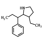 CAS#: 525537-19-3， 3-Ethyl-2-(1-Phenylpropyl)Pyrrolidine
