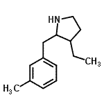 CAS#: 525537-25-1， 3-Ethyl-2-(3-Methylbenzyl)Pyrrolidine