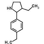 CAS#: 525537-54-6， 3-Ethyl-2-(4-Ethylphenyl)Pyrrolidine
