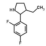CAS#: 525537-88-6， 2-(2,4-Difluorophenyl)-3-Ethylpyrrolidine