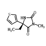 CAS#: 525600-07-1， (5S)-5-Ethyl-3-Methyl-5-(3-Thienyl)-2,4-Imidazolidinedione