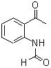 结构式 CAS# 5257-06-7, N-(2-乙酰基苯基)甲酰胺