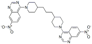 CAS#: 52791-15-8， 4,4'-[Propane-1,3-Diyldi(Piperidine-1,4-Diyl)]Bis[7-Nitroquinazoline]
