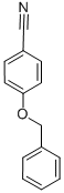 structure of CAS# 52805-36-4, 4-Benzyloxybenzonitrile;4-Cyanophenylbenzyl Ether;4-BENZYLOXYBENZONITRILE