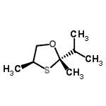 CAS#: 52806-16-3， (2S,4S)-2-Isopropyl-2,4-Dimethyl-1,3-Oxathiolane