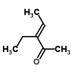 CAS 登录号：52883-76-8， (3E)-3-乙基-3-戊烯-2-酮