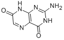 structure of CAS# 529-69-1, Isoxanthopterin;2-Amino-1,8-Dihydropteridine-4,7-Quinone;Kbio1_001348;Chebi:16713