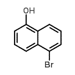 structure of CAS# 52927-23-8, 5-Bromo-1-Naphthol