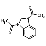CAS 登录号：52936-98-8， 1-(3-乙烷硫代基-2,3-二氢-1H-苯并咪唑-1-基)乙酮