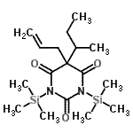 CAS#: 52937-69-6， 5-Allyl-5-Sec-Butyl-1,3-Bis(Trimethylsilyl)-2,4,6(1H,3H,5H)-Pyrimidinetrione