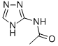 structure of CAS# 5295-23-8, N-(2H-1,2,4-Triazole-3-Yl)Acetamide;N-(1,2,4-Triazol-4-Yl)Ethanamide;3-Acetamido-S-Triazole;Acetamide, N-(S-Triazolyl)-