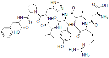 CAS 登录号：53-75-8， 天冬氨酰(1)-缬氨酰(5)-血管紧张素 II