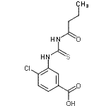 CAS#: 530130-81-5， 3-[(Butyrylcarbamothioyl)Amino]-4-Chlorobenzoic Acid