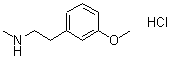 CAS#: 53102-69-5， 2-(3-Methoxyphenyl)-N-Methylethanamine Hydrochloride (1:1)