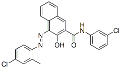 CAS 登录号：53151-01-2， 4-[(4-氯-2-甲基苯基)偶氮]-N-(3-氯苯基)-3-羟基萘-2-甲酰胺