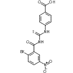 CAS#: 531517-33-6， 4-{[(2-Bromo-5-Nitrobenzoyl)Carbamothioyl]Amino}Benzoic Acid